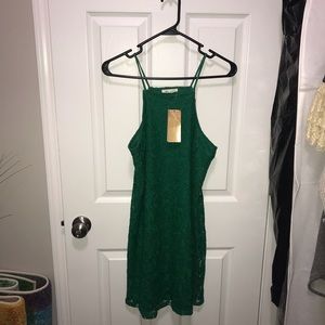 NWT Green Minidress